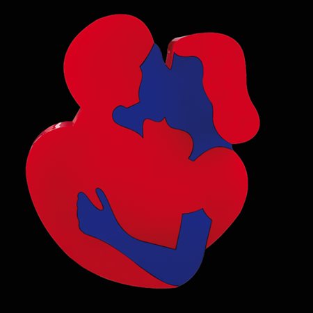 MARCO LODOLA Dorno (Pv) 04/04/1955 Bacio, 2011 perspex + neon (luminosa da...