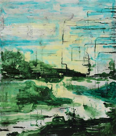 PIERLUIGI PUSOLE Torino 22/08/1963 Io sono Dio, 1998 tecnica mista su tela...