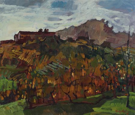 BEPPE GALLO Castagnole delle Lanze 19/07/1942 Autunno in Roero, 1978 olio su...