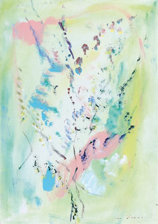 ERNESTO TRECCANI Milano 26/08/1920 - Milano 27/11/2009 Fiori di pesco, 1996...