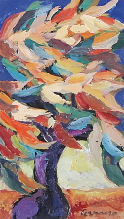 SAVERIO TERRUSO Monreale (Pa) 11/01/1939 - Milano 03/03/2003 Albero olio su...