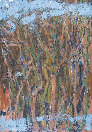 PIERO GIUNNI Villa Cortese (Mi) 08/12/1912 - 2001 Nel bosco invernale, 1988...