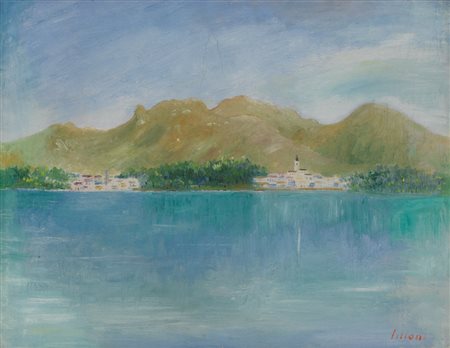 UMBERTO LILLONI Milano 01/03/1898 - Milano 15/06/1980 Lago Maggiore, 1944...