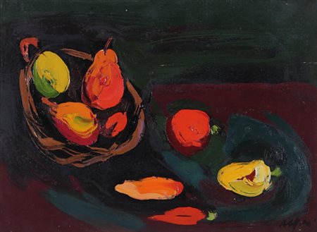 ATTILIO ALFIERI Loreto (An) 15/02/1904 - Milano 20/04/1992 Natura morta, 1950...