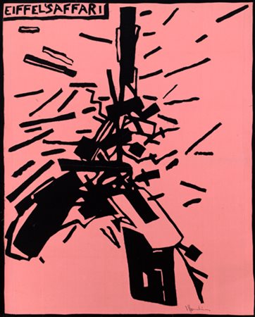 ALDO MONDINO Torino 04/10/1938 - 10/03/2005 Eiffel's affari patchwork,...