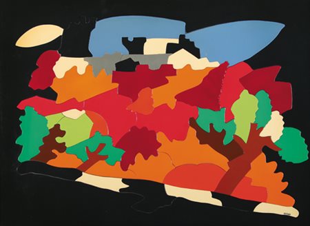 UGO NESPOLO Mosso Santa Maria (Bi) 29/08/1941 Senza titolo (bozzetto) tecnica...