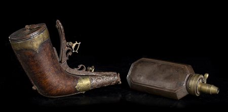 COPPIA FIASCHE POLVERE DA SPARO 