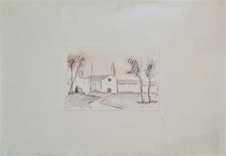Aldo Spalvieri - Paesaggio con casa