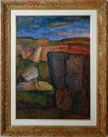 Emanuele De Giorgio - Cave al Tramonto, 1959