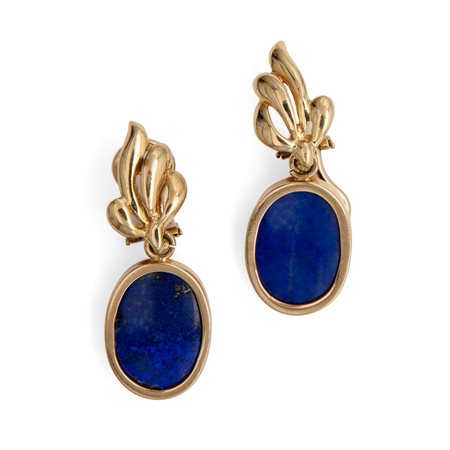 Orecchini in oro e lapislazzuli