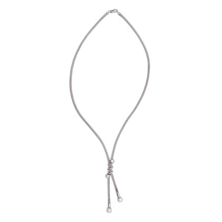 Collana in oro brillanti e perle