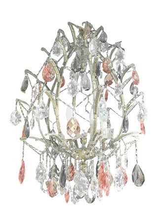 Lampadario struttura in metallo