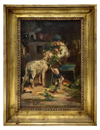 Bimbo con pecora, Inizi 20° Secolo