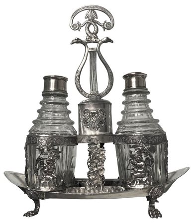 Saliera in argento, 19° Secolo