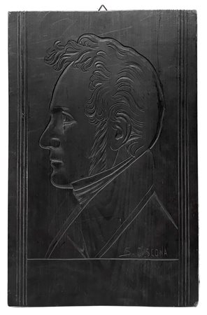 Sebastiano Cuscona (Catania XX Secolo) - Ritratto di Vincenzo Bellini