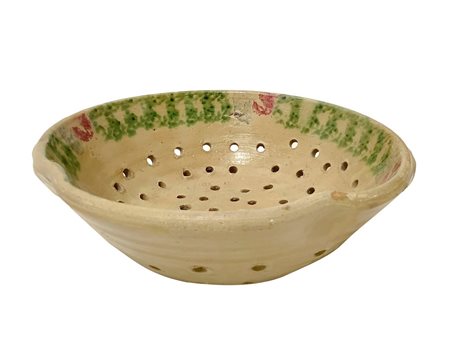 Colapasta in ceramica di Caltagirone, Inizi 20° Secolo