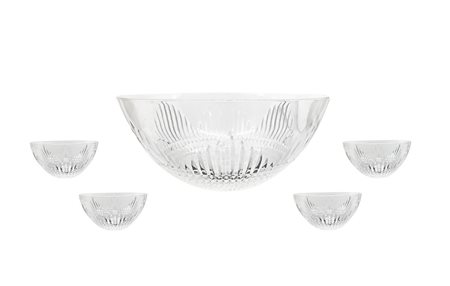 Servizio macedonia Cristalleria Persichino, composta da 1 coppa grande e 12 coppette piccole