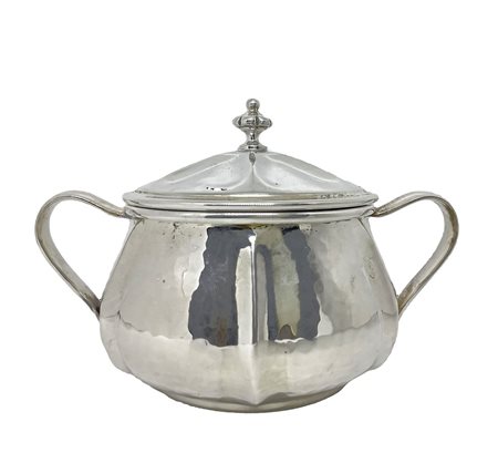 Rossi & Arcandi - ZUCCHERIERA IN ARGENTO 800 COLLEZIONE BAROCCA MILANO 