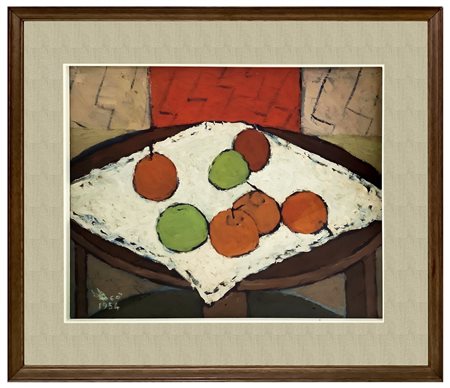 Giovanni Alicò (Catania 1906-Milano 1971) - Natura morta, 1954