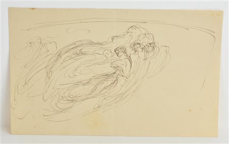 Edoardo Rubino SENZA TITOLO china su carta, cm 21x14 L'opera presenta lievi...