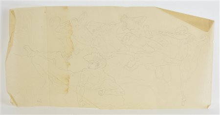 Edoardo Rubino SENZA TITOLO schizzo su carta, cm 16x30 L'opera presenta...