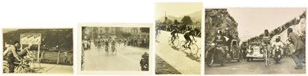 LOTTO DI 4 FOTOGRAFIE raffiguranti manifestazioni ciclistiche importanti...