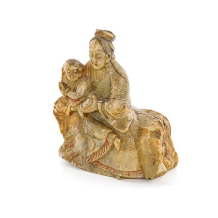 Intaglio in pietra dura, Cina, XX secolo