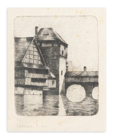 ANTONIO CALDERARA (1903-1978) - Senza Titolo, 1938