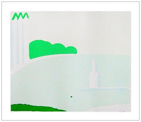 VIRGILIO GUIDI Roma 1891 – Venezia 1984 Senza titolo Litografia a colori es....