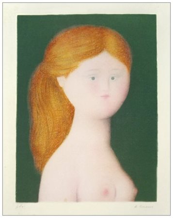 ANTONIO BUENO Berlino 1918 – Firenze 1984 Senza titolo Litografia a colori...