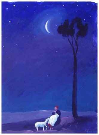 PINO DEODATO Nao di Jonadi 1950 Senza titolo Tempera su cartoncino 32 x 23,5....