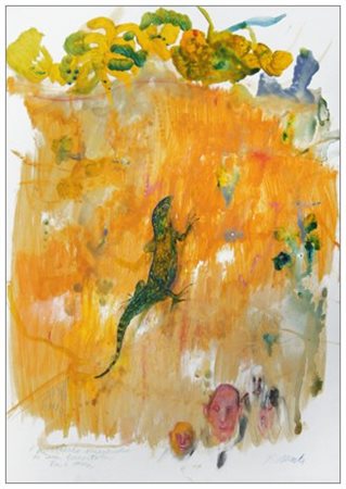 ANTONIO POSSENTI Lucca 1933 L’invisibile scricchiolio... Olio su cartoncino...