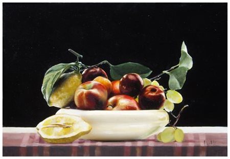 BENIAMINO CICCOTELLI Tollo negli Abruzzi 1937 Senza titolo 2007 Olio su tela...