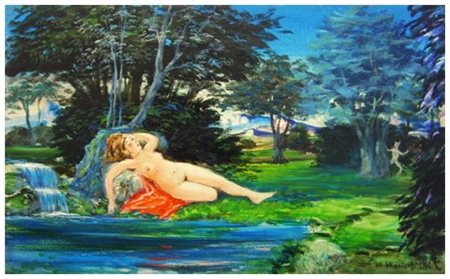 MARIO MARINELLI Castel del Monte 1906 – 1989 Ninfa sorpresa dal fauno 1941...