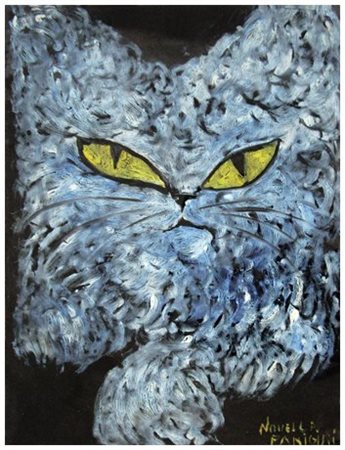 NOVELLA PARIGINI Chiusi 1921 – Roma 1993 Senza titolo Olio su cartoncino...