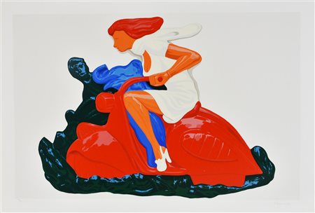 Plumcake SENZA TITOLO serigrafia su carta, cm 70x100; es. 170/200 firma