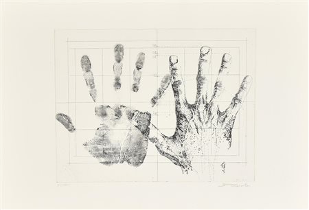 Sebastiano Trovato ANATOMY cartella contenete 5 acqueforti su carta, battute...