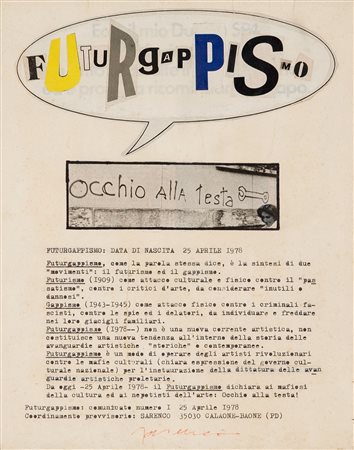 SARENCO, Futurgapismo, 1978