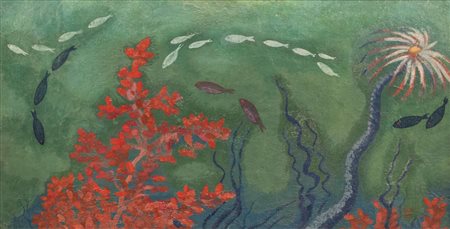 GERARDO  DOTTORI, Fondale marino, 1932-1933