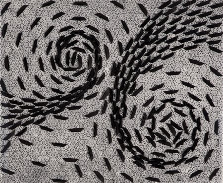 RICCARDO GUSMAROLI, Vortice nero, 2014