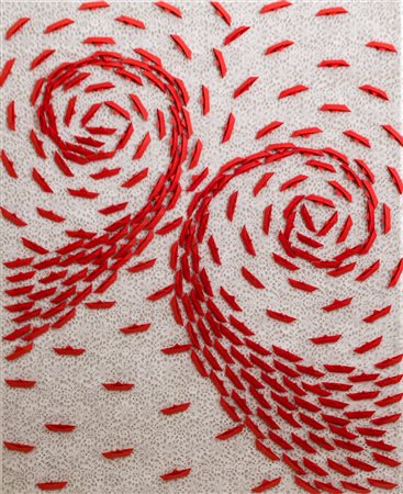 RICCARDO GUSMAROLI, Vortice rosso, 2014