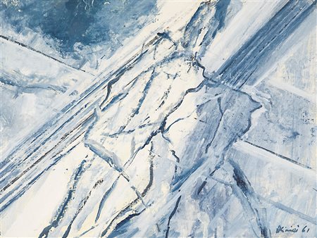 CLAUDIO  OLIVIERI, Diagonale figura, 1961