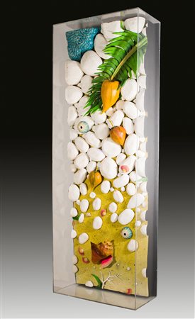 PIERO  GILARDI, Bagnasciuga con mariscos, 2014