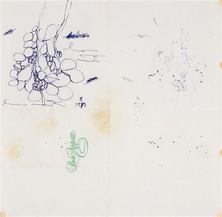 HERMANN NITSCH, senza titolo, 1987