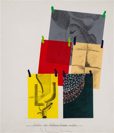 ALDO MONDINO, Studio per Hortensia Cèzanne en Gris, anni '70