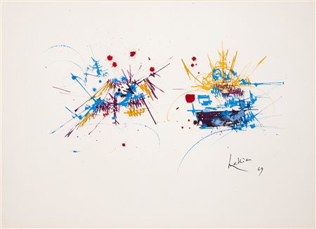 GEORGES MATHIEU, Souday, 1969