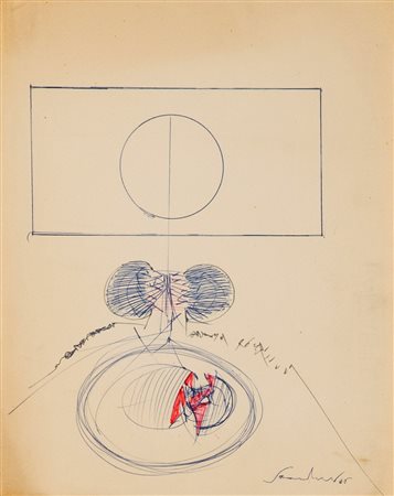 EMILIO SCANAVINO, senza titolo, 1965