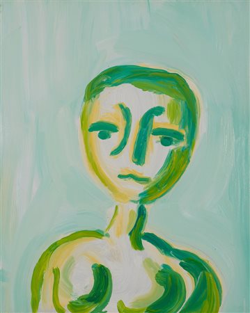 VIRGILIO GUIDI, La testa verde, 1973