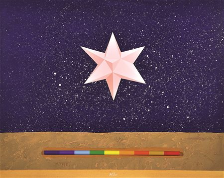 LUCIO DEL PEZZO, Cielo stellato con poligono