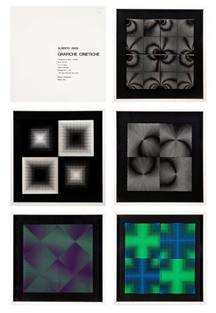ALBERTO  BIASI, Cartella "Grafiche cinetiche", 1972